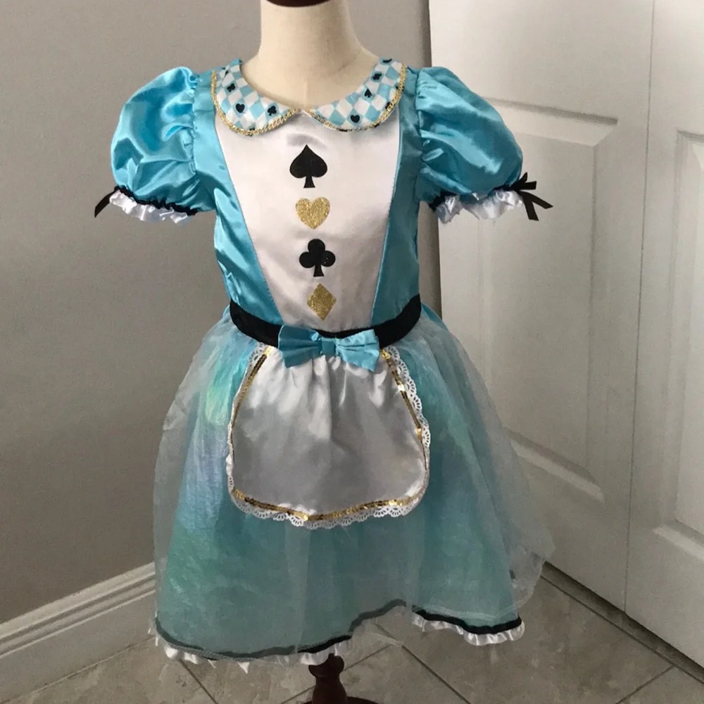 Girl's Miss Alice Storybook Halloween Costume Dress | S 6X